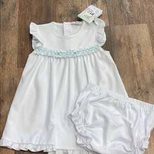 Baby dress with diaper cover